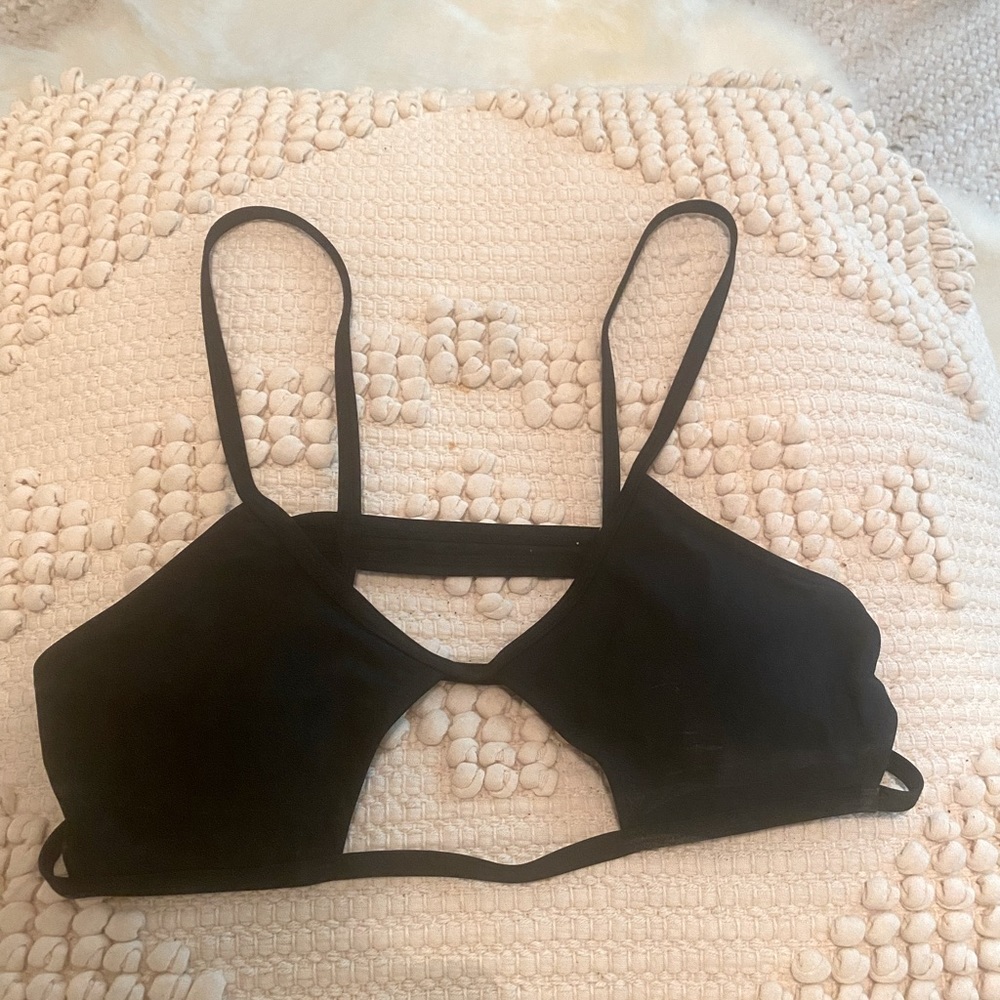 NEW Sanori Swim black bikini top